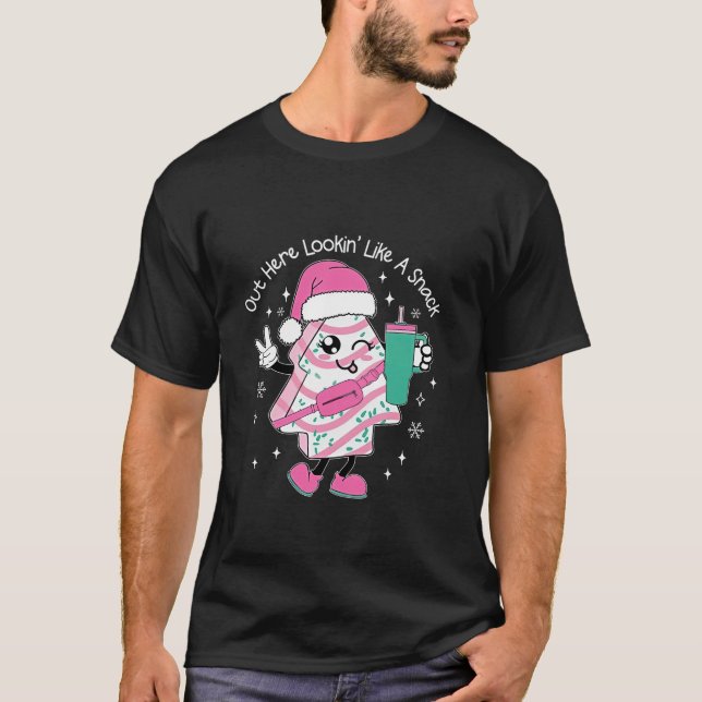 Out Here Lookin Like A Snack Stanley Tumbler Xmas  T-Shirt (Front)