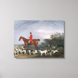 Out Hunting, 1841 Canvas Print