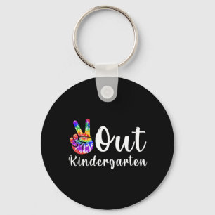 Out Kindergarten Last Day Of School Graduation Keychain