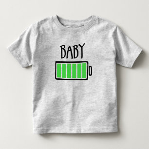 Out of Batteries – Baby Toddler T-shirt