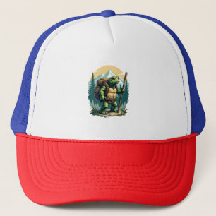 Out Of Breath Hiking Society Turtle T-Shirt Trucker Hat