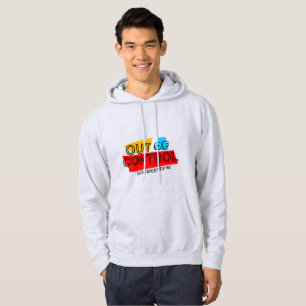 Out of Control – Bold Typography Statement Design Hoodie