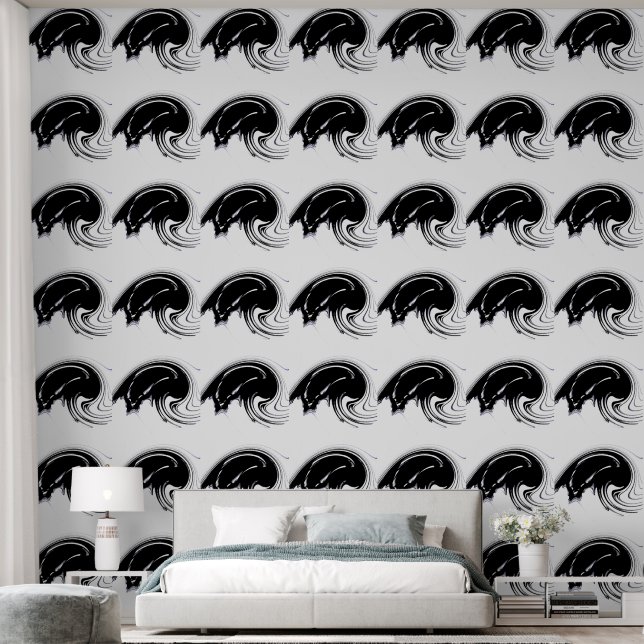 Out of Control Fractal Canvas Wrapped Print Wallpaper (Bedroom)