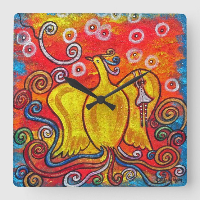 Out of Flame, Brightness Phoenix Clock (Front)