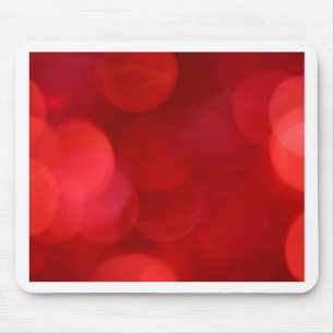Out of Focus Red Lights Circles Mouse Pad