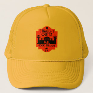 Out Of Jail Prison Release Gift  Trucker Hat