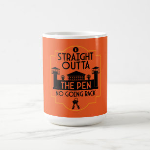 Out Of Jail Prison Release Gift Two-Tone Coffee Mu Mug