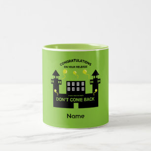 Out Of Jail Prison Release Gift Two-Tone Coffee Mug