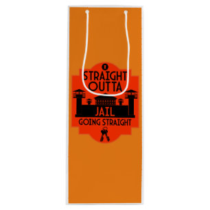 Out Of Jail Prison Release Gift Wine Gift Bag
