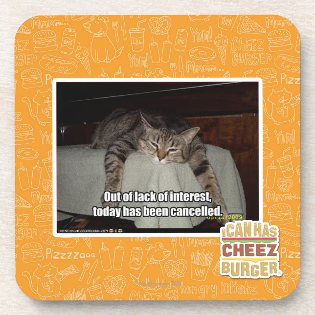 Out of lack of interest coaster (Front)