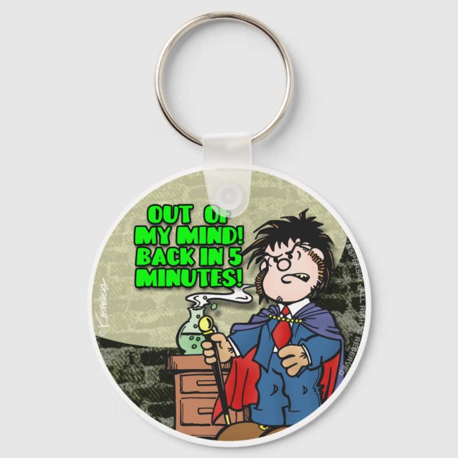 Out Of My Mind Keychain (Front)