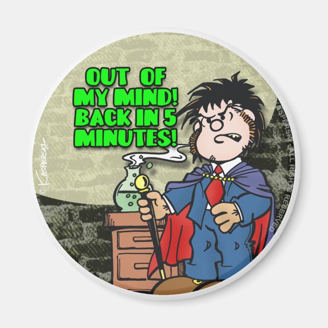 Out Of My Mind Magnet (Front)