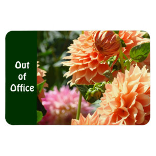 Out of Office flexible magnets Floral magnet