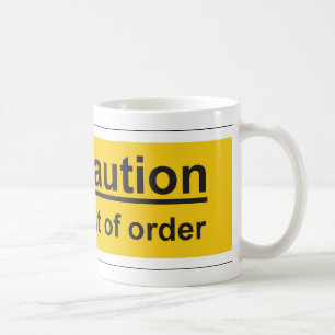 out of order coffee mug