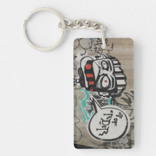 Out Of Order Graffiti Keychain