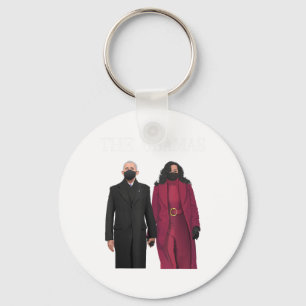 Out Of Season Feminism Michelle And Barack Obama Keychain