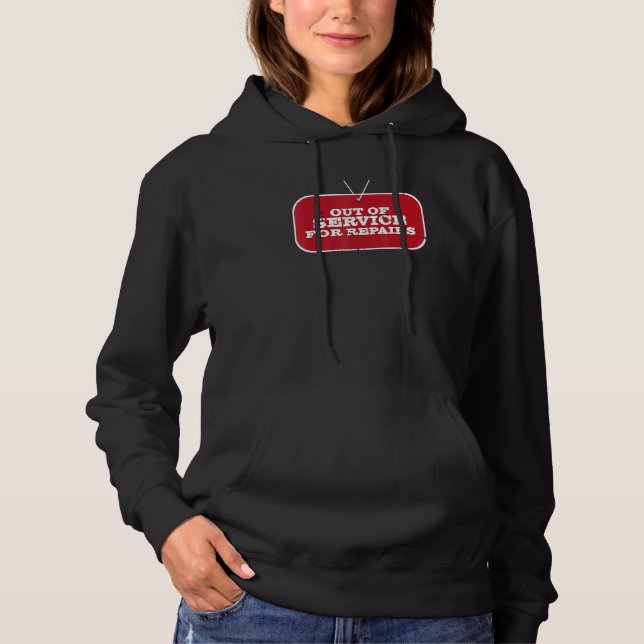 Out Of Service Repairs Knee Hip Shoulder Joint Rep Hoodie (Front)