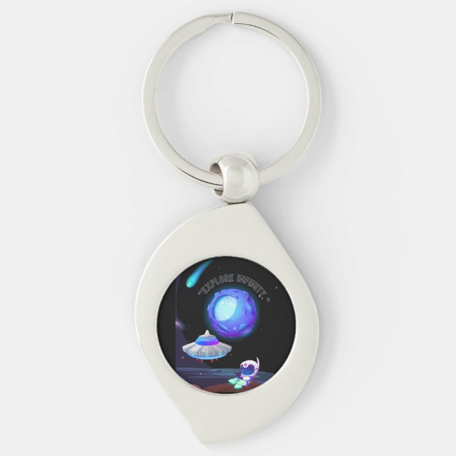 out of space keychain (Front)