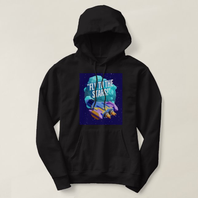 OUT OF SPACE QUOTE  HOODIE (Design Front)