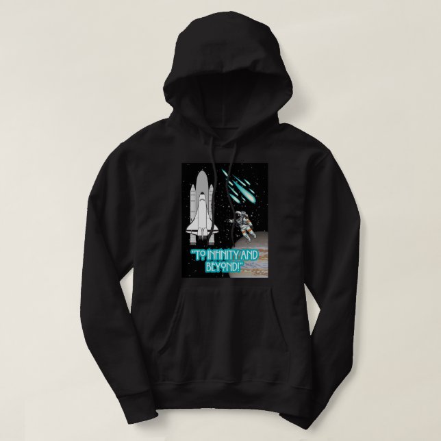 OUT OF SPACE QUOTE  HOODIE (Design Front)