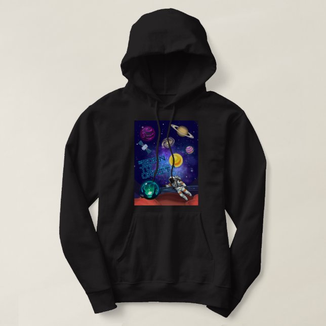 OUT OF SPACE QUOTE  HOODIE (Design Front)