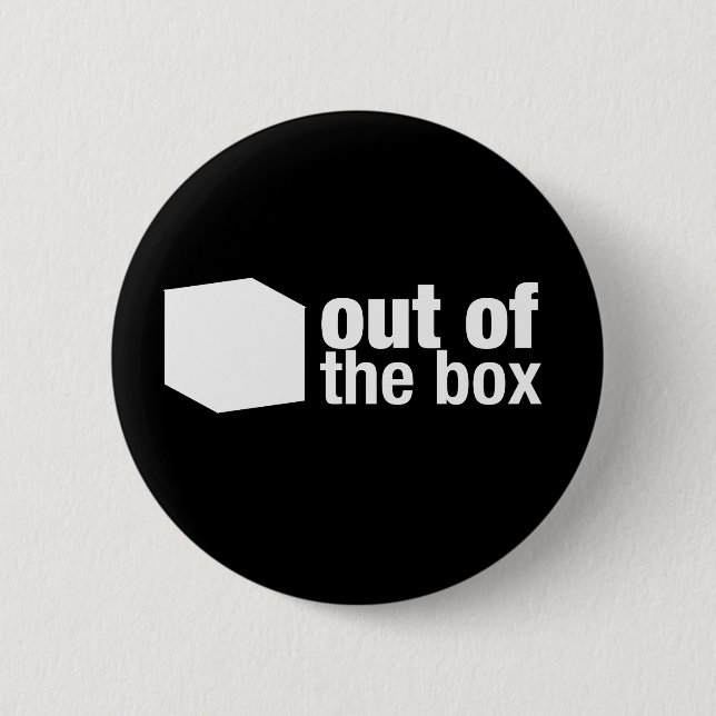 Out of the box 2 inch round button (Front)