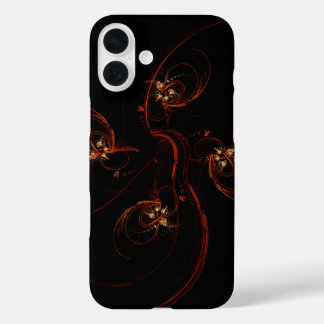 Out of the Dark Abstract Art iPhone 16 Plus Case