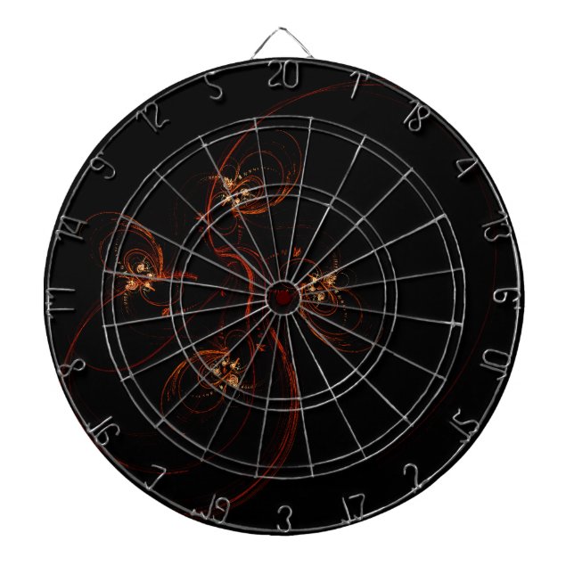 Out of the Dark Abstract Art Dartboard (Front)