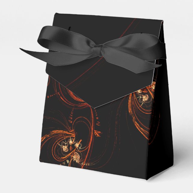 Out of the Dark Abstract Art Favor Box (Front Side)