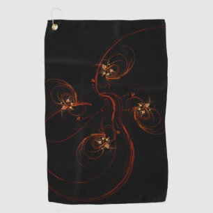 Out of the Dark Abstract Art Golf Towel