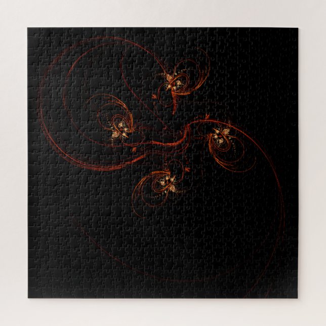 Out of the Dark Abstract Art Jigsaw Puzzle (Vertical)