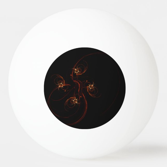 Out of the Dark Abstract Art Ping Pong Ball (Front)