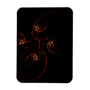 Out of the Dark Abstract Art Premium Magnet