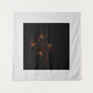 Out of the Dark Modern Minimalistic Abstract Art Tapestry