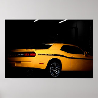 Out of the Hive - Dodge Challenger SRT8 Yellow Jac Poster