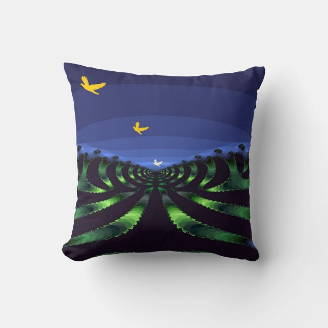 Out of the Void Throw Pillow (Front)