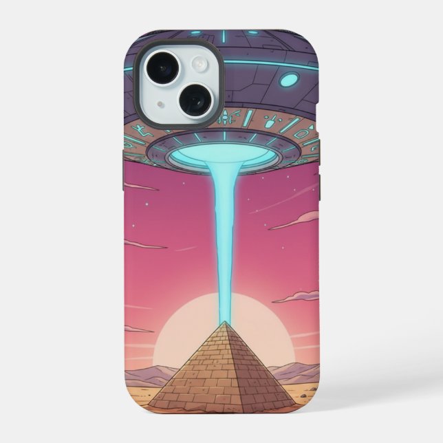 Out of This World Beam iPhone 15 Case (Back)