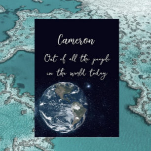 Out of this world Birthday Card