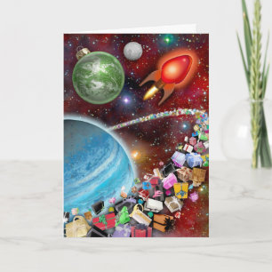 Out of this World Christmas Holiday Card