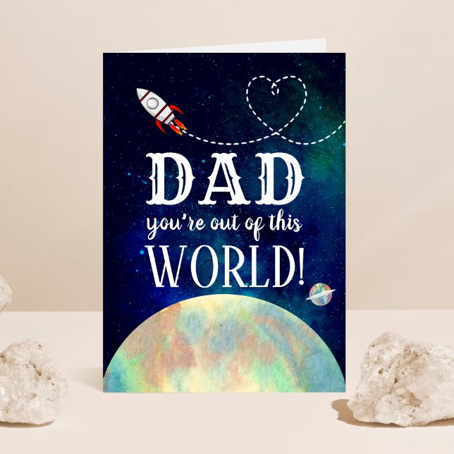 Out Of This World Father's Day Card (Creator Uploaded)