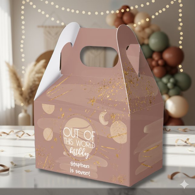 Out of this world galaxy birthday favor box (Creator Uploaded)