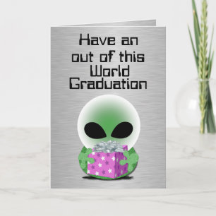 Out of this World graduation Card