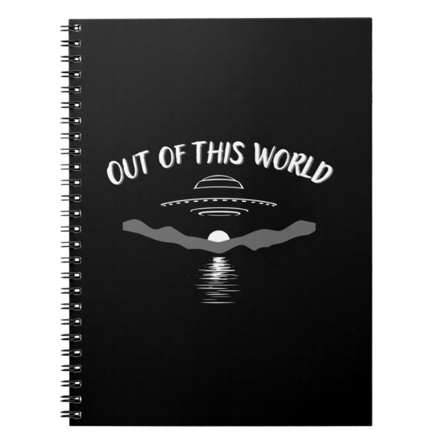 Out of This World Meme Joke  Notebook (Front)