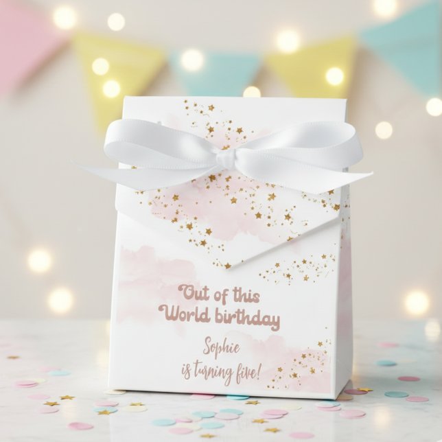 Out of this world space adventure kids birthday favor box (Creator Uploaded)