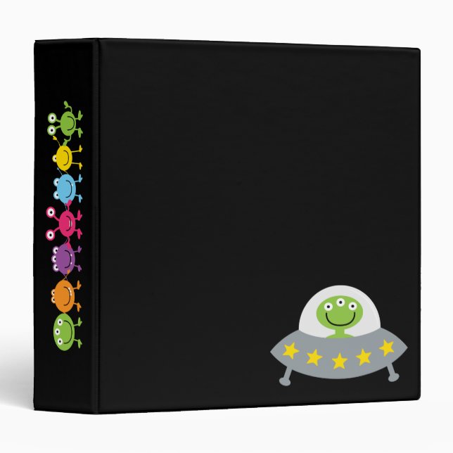 Out of this World Space Aliens Binder (Front/Spine)