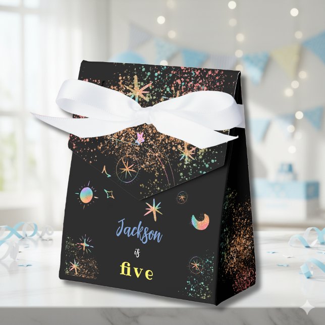 Out of this world space birthday favor box (Creator Uploaded)