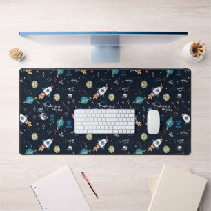 Out of This World Space Pattern Desk Mat
