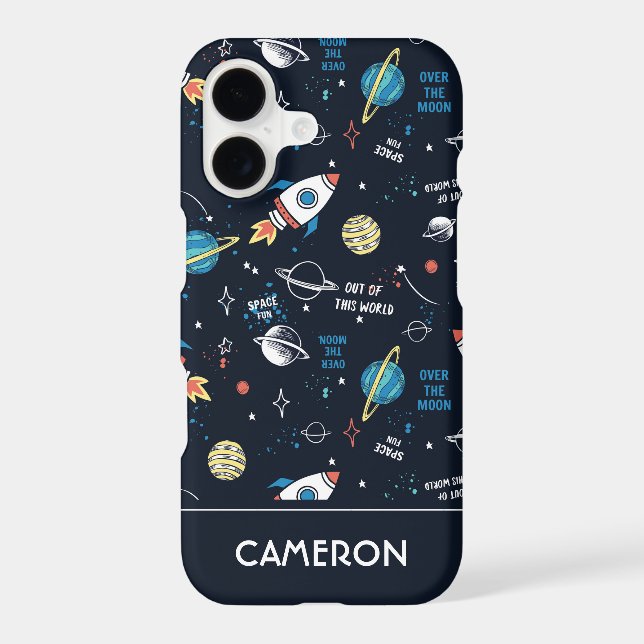 Out of This World Space Pattern iPhone Case (Back)
