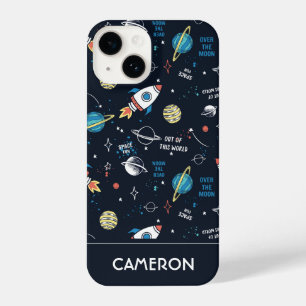 Out of This World Space Pattern iPhone 14 Case