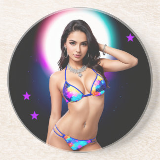 Out of this World Swimsuit Model Coaster